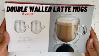 Double Walled Glass Mug Unboxing- Judge