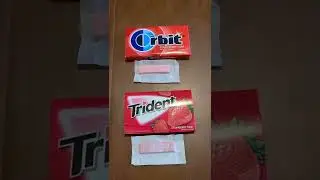 Trident Strawberry Gum VERSUS Orbit - Who Won?  