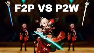 KAZUHA F2P VS P2W WHICH ONE IS BETTER LET'S FIND DOWN [GENSHIN IMPACT]