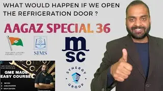 What would happen if we open the Refrigeration door ? GME Sponsorship Interview