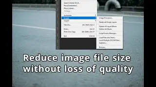 How to Reduce image file size without loss of quality. 
