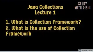 Java Collection - Lecture 1 | Collection Framework (Hindi)