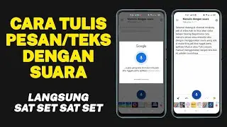 CARA MENULIS PESAN ATAU TEKS DENGAN SUARA