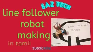 how to make line follower robot without programming in tamil