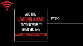 Wifi loader using HTML & CSS ANIMATION | Must definitely give it a try.