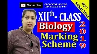 CBSE Class XII Biology Mark Distribution  Structure || By Saloni Mam