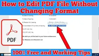 How to Edit PDF File Without Changing Format | Ultimate Guide 2024