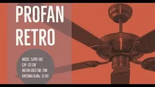 5 Blades Ceiling Fan Alsanfan Profan Retro