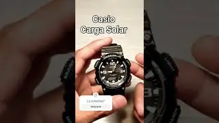 CARGA SOLAR CASIO AQ S810W #casio #relojes #reloj #energiasolar