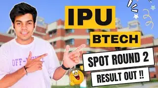IPU BTech Spot Round 2 Result out 2024