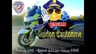 POLICE NATIONALE  - " Guidon d'automne" - Act 2 Atelier PI  - Pascal -VIGI2ROUES - 08/10/22.