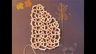 Простое кружево+выкройка(ответы на вопросы)фриволите иглой