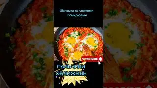 рецепт Шакшуки со свежими помидорами. пальчики оближешь