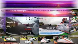 Iggy Pop - The Passenger - F2 Sidecars @ Croft_2025 British F2 Sidecar Champs_Team SSR_432 Hz music