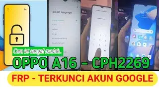 Oppo A16 Terkunci Account Google - FRP OPPO A16 -Mudah Tanpa Laptop/PC - Di jamin Bisa!!!