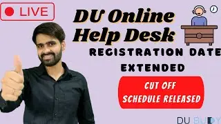 Delhi University(DU) First cut-off list and simulated list,correction window schedule out.