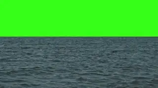 Sea green screen