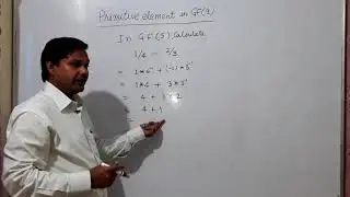 How to solve problems on Galois Field