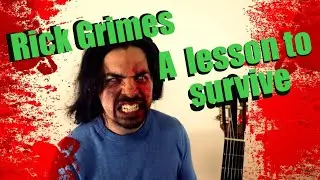 The walking dead, a guitar cover.