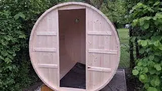 Montage sauna tonneau FinnTherm Mini S