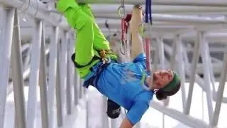 Crazy urban climbing l Скалолазание ТРЦ АРЕНА l Wout team.
