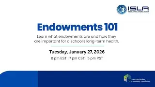ISLA Webinar - Endowments 101