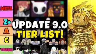 Official Anime Vanguards Update 9.0 Tier List! (META GUIDE)