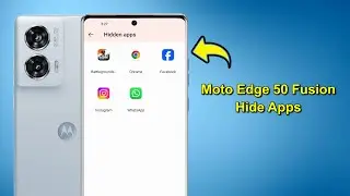 How to Hide & Lock Apps in Moto Edge 50 Fusion
