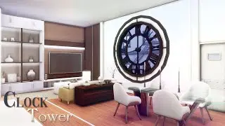 Clock Tower Loft Apartment 🕒 🏙️ | The Sims 4 | Speed Build | No CC + Download Links