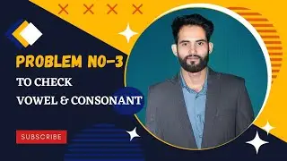 C program to check vowel or consonant using switch-Case. No-3