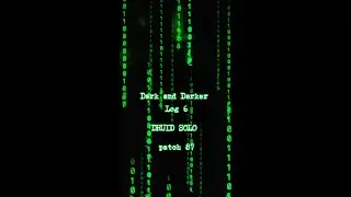 Stream Highlights Druid Solo pov Ziraxxndrelax Log 6 | Dark and Darker