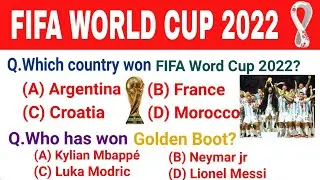 FIFA World Cup 2022 imp questions || Qatar 2022 World Cup || Sports Current Affairs 2022