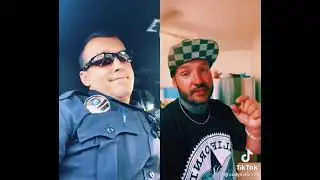 tiny ziploc bag guy exposes himself to cop on TikTok