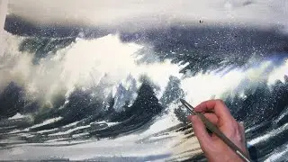 Watercolor Wave study
