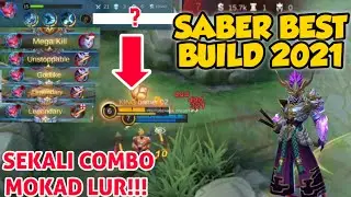 Saber best build 2021 | build saber tersakit 2021 | build dan emblem saber tersakit 2021
