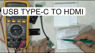 DISASSEMBLE AND WIRING TYPE-C USB 3.1 TO HDMI CONVERTER MHL