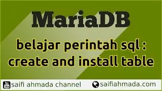 mariadb create table insert table command line