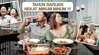 MALAM TAHUN BARU KITA COBA NEKAT MINUM MINUM DIRUMAH BERDUA | RASANYA GINI TOOOO 😅🤭