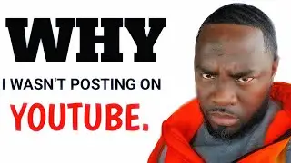 Why I was off youtube for so long. I would never do youtube full time