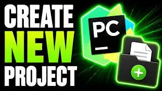 How to create new project in PyCharm - Easy!
