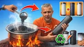 Восстановление кокосового угля из старого фильтра