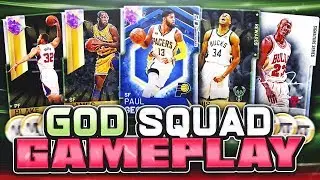 REVEALING MY UPDATED 7 MILLION MT GOD SQUAD + GAMEPLAY! I CANT BE STOPPED! NBA 2k19 MyTEAM