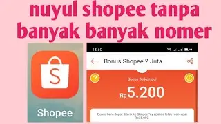 cara nuyul shopee dengan nomer gratis dan work