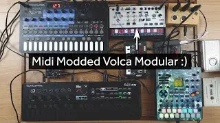 Melodic Ambient Jam - Midi Modded Volca Modular - Don't Worry, At First