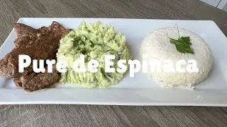 Un delicioso Puré de Espinaca