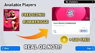 Free Rummenigge And 300 Club Coins || We Will Get ?|| Pes 2021 Mobile