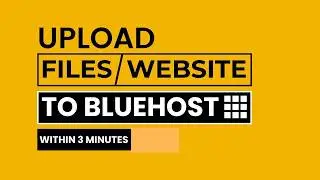 How To Upload Files To Bluehost 2025 | Upload Html Website To Bluehost | WP Charm