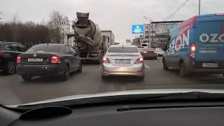 Москва. Пробка в разгар короновируса.