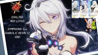 HI3 SEA EX Abyss Exalted Red Lotus 435D 731 Pts | Diabolic Kevin V2 (Symphonic) - S0 Trio Herrschers