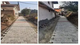 Interlock tile Path Bohli GP Bohli Dev Block Solan Distt. Solan